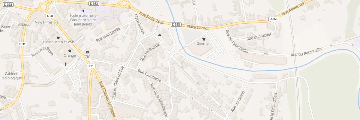 Plan du 11 Rue de Saint Michel à Hirson
