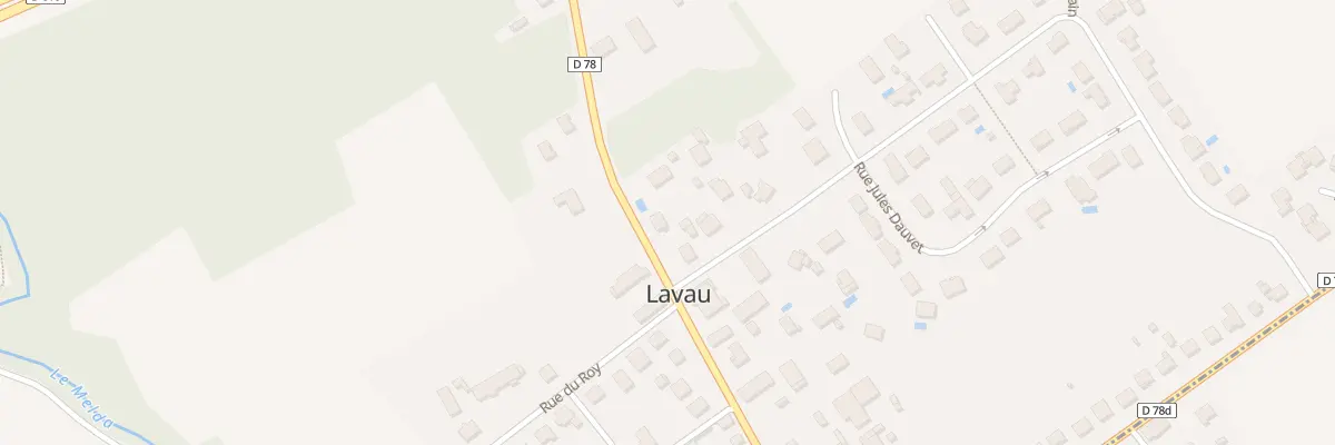 Plan du 40 Rte de Mery à Lavau