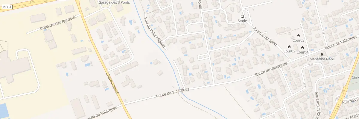 Plan du 80 Rue des Cades à Lunel-Viel