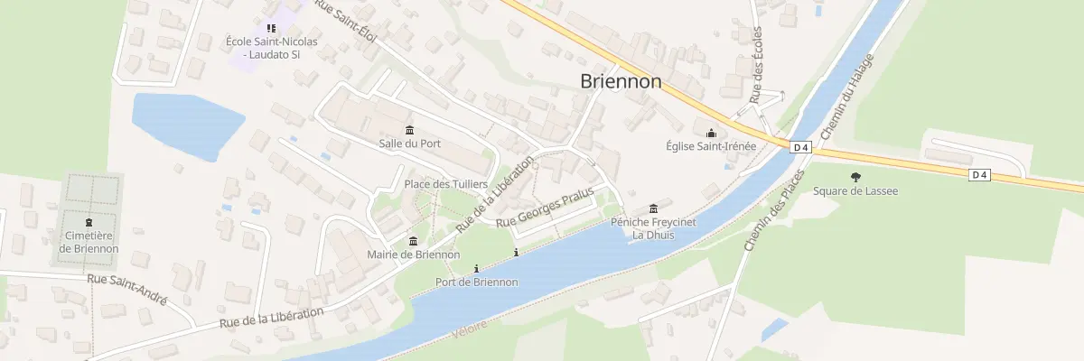 Plan du 11 Rue de la Liberation à Briennon