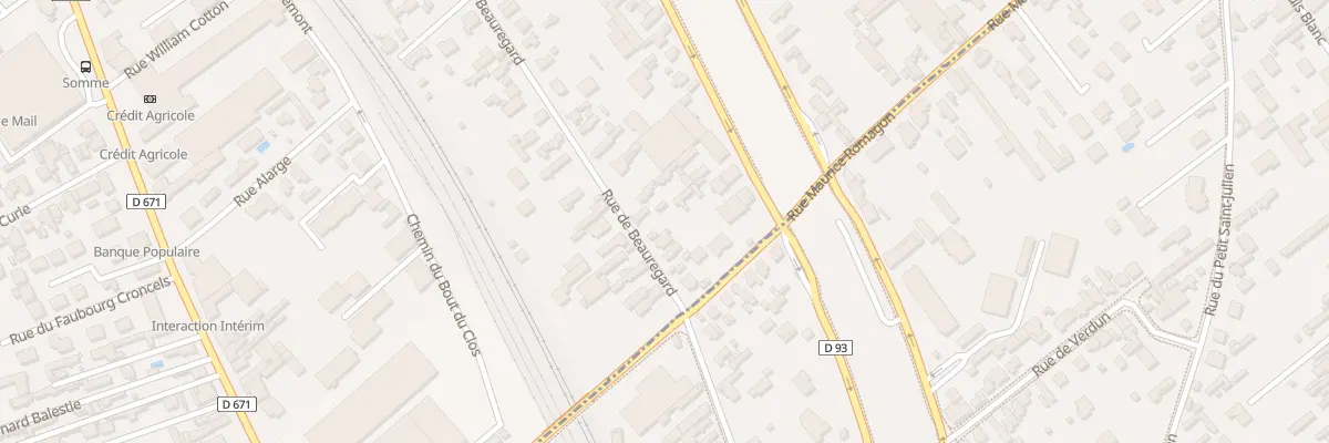 Plan du 87 Rue de Beauregard à Troyes