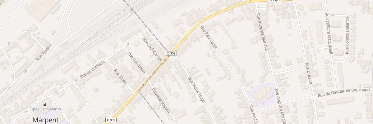 Plan du 654 Rue Léon Blum à Jeumont