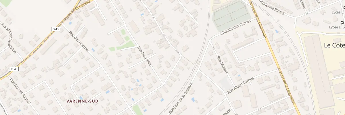 Plan du 2 Bd Louis Armand au Coteau