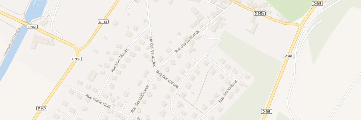 Plan du 11 Rue des Guénards à Tanlay