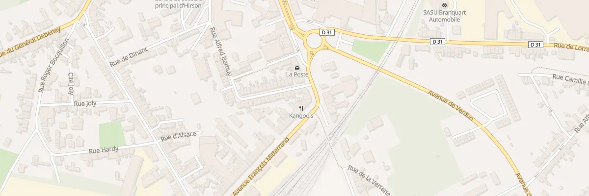 Plan du 3 Rue Alfred Berhuy à Hirson