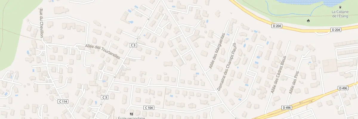 Plan du 5B Rue des Vergers à Savigneux