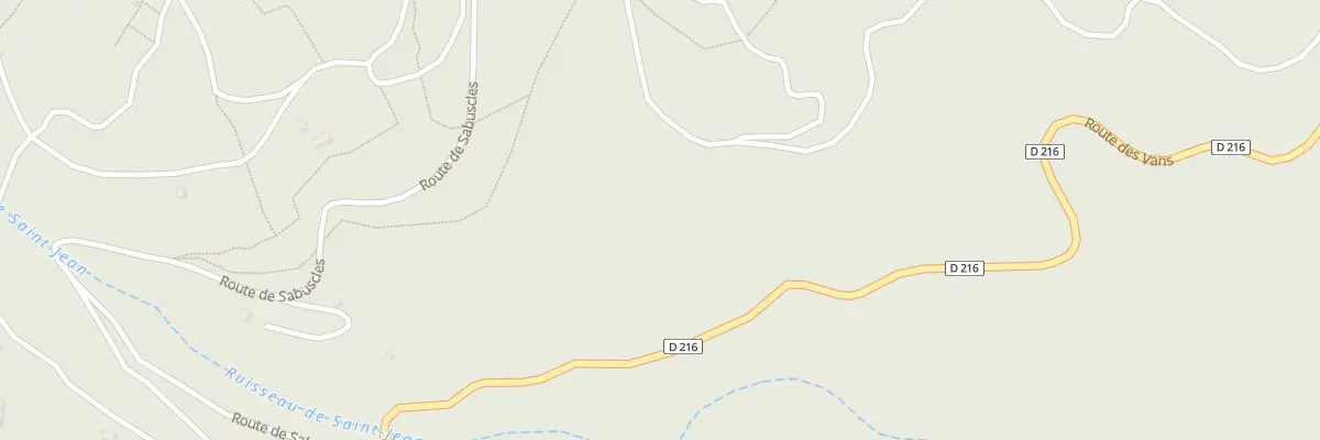 Plan du 5293 Sabuscles à Malbosc