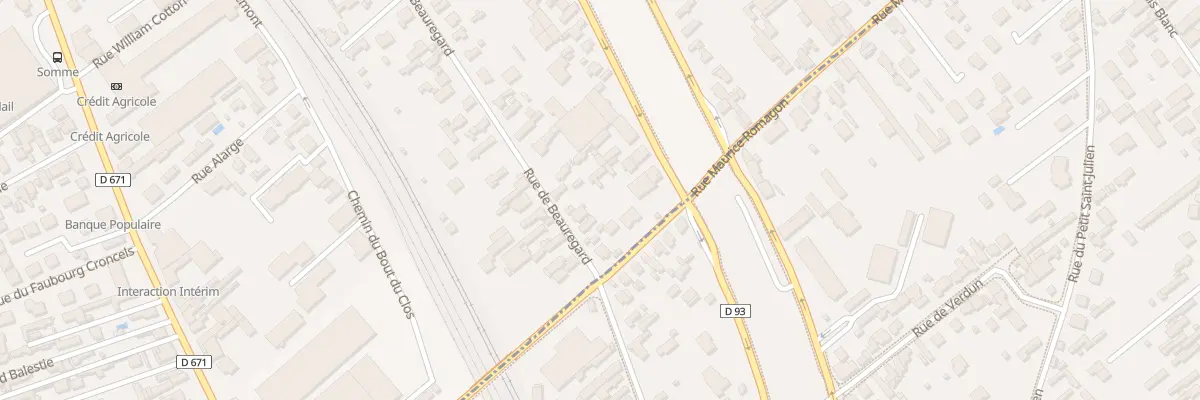 Plan du 89 Rue de Beauregard à Troyes