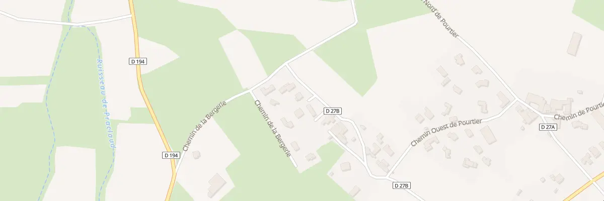 Plan du 189 Che de Lauzette à Saint-Théodorit