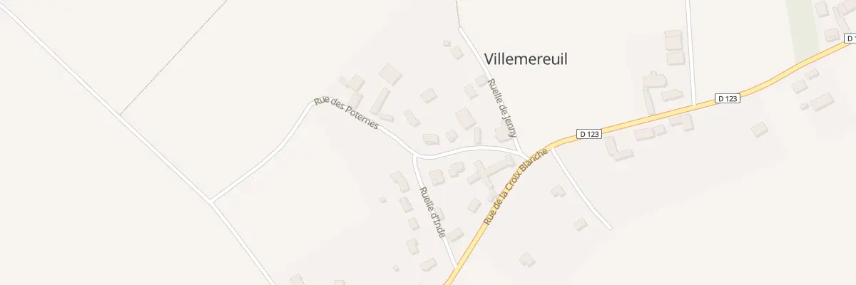 Plan du 6 Rue des Poternes à Villemereuil