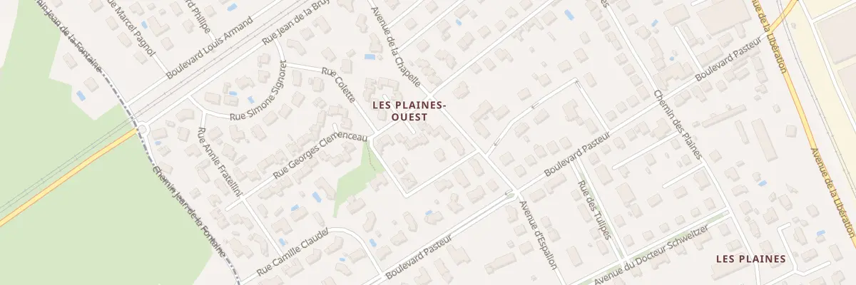 Plan du 41 Rue Georges Clémenceau au Coteau