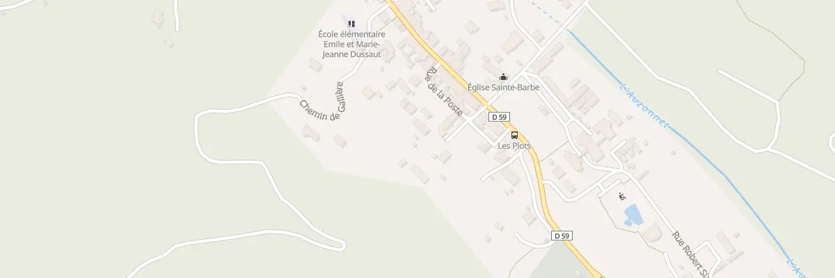 Plan du 210 Les Plots Est au Martinet