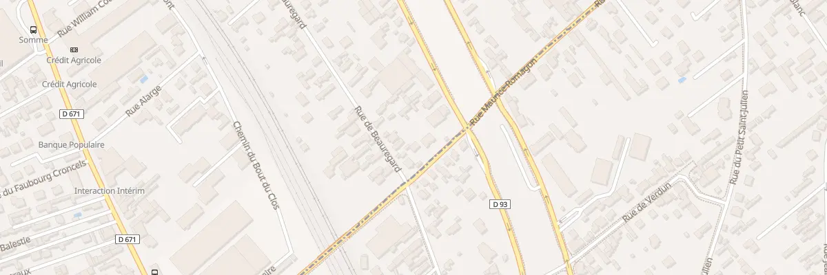 Plan du 91 Rue de Beauregard à Troyes