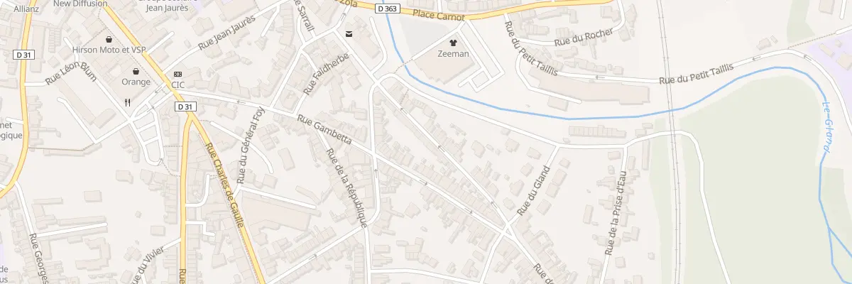 Plan du 14 Rue de Saint Michel à Hirson