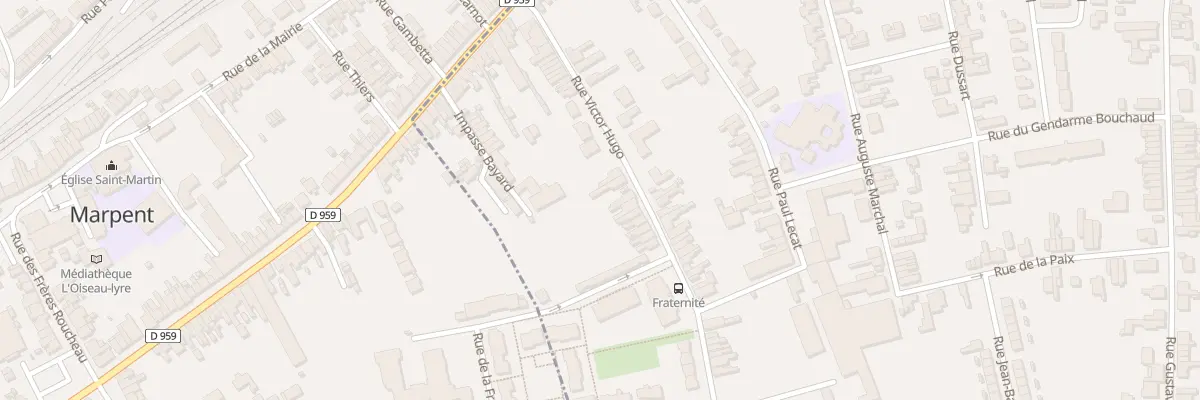 Plan du 159 Rue Victor Hugo à Jeumont