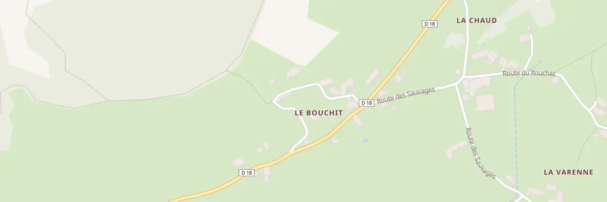 Plan du 5178 Le Bouchit à Queyrières