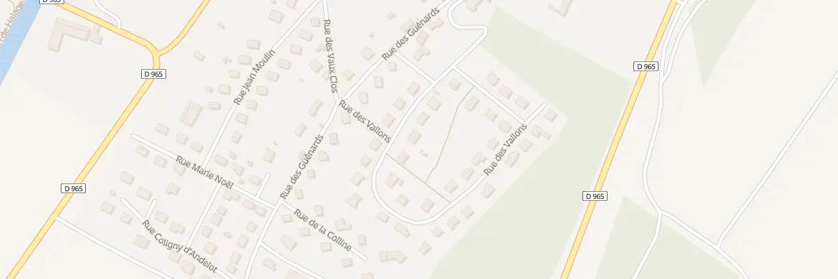 Plan du 7 Rue des Vallons à Tanlay