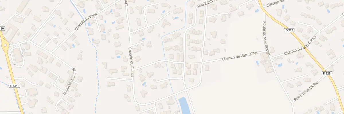 Plan du 298 Rue Edith Piaf à Saint-Christol-lez-Alès