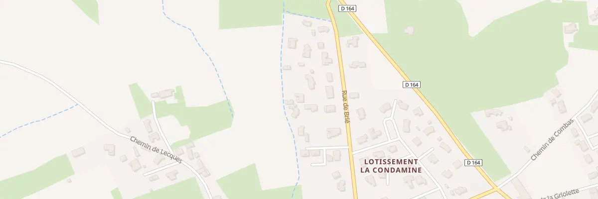 Plan du 5257 Rue de Brie à Fontanès