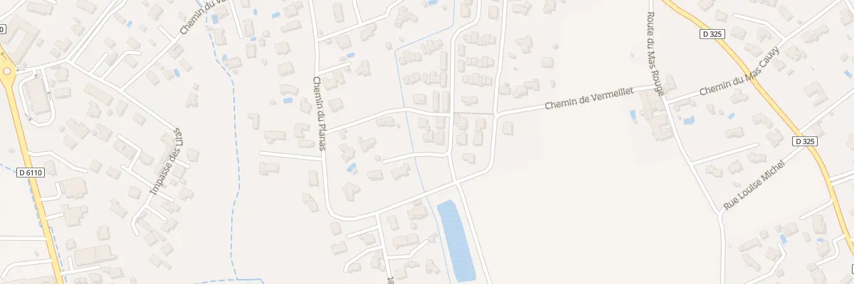 Plan du 346 Rue Edith Piaf à Saint-Christol-lez-Alès
