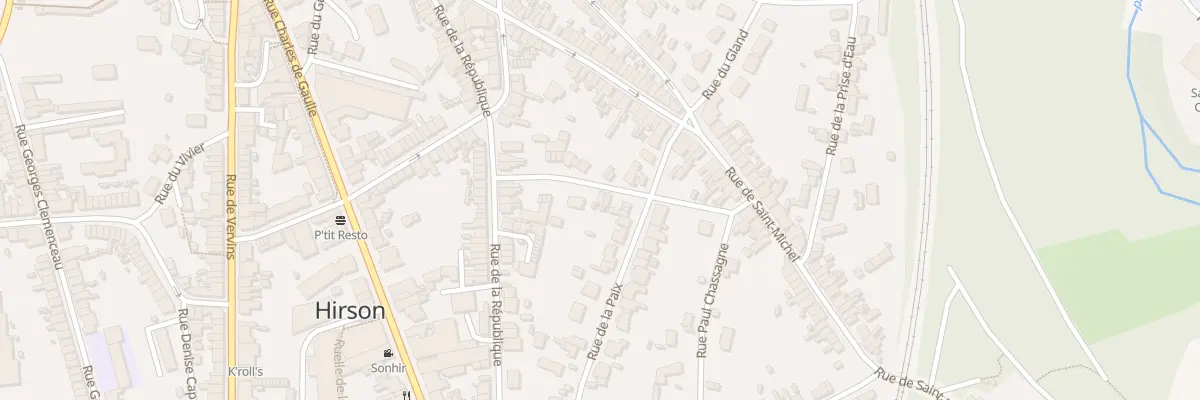 Plan du 14 Rue Gustave Williot à Hirson