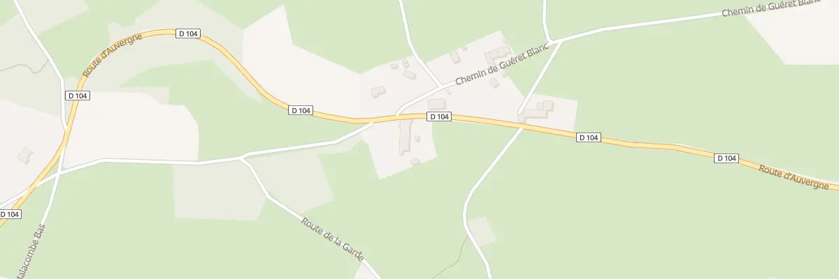 Plan du 1932 Rte d’Auvergne à Rozier-Côtes-d’Aurec