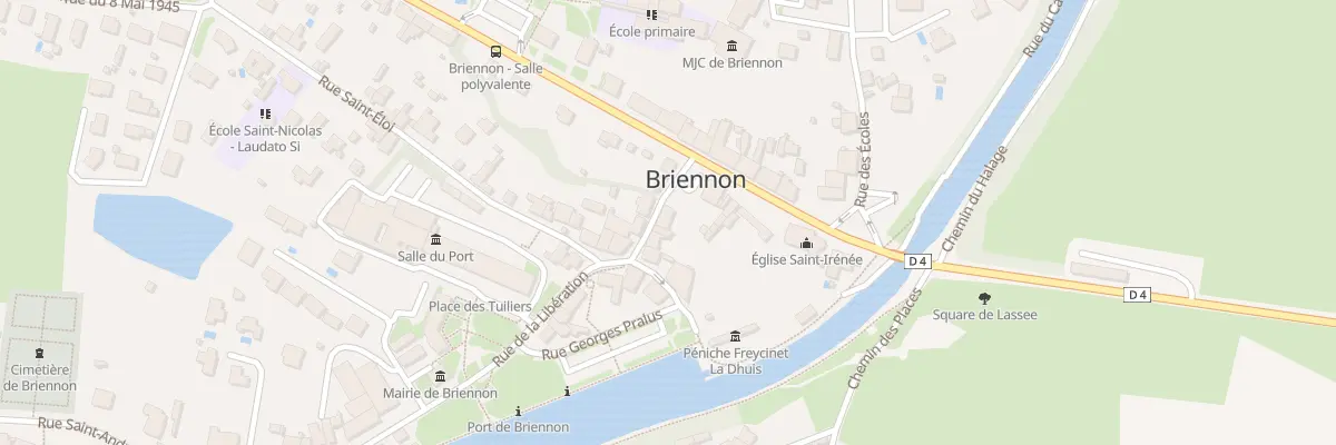 Plan du 1 Rue de la Liberation à Briennon