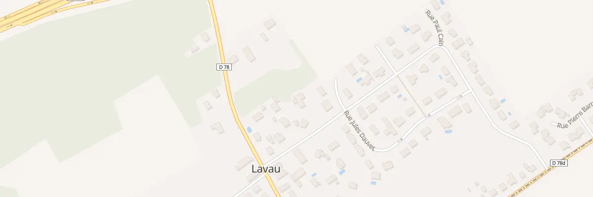 Plan du 7 Che des Corvées à Lavau