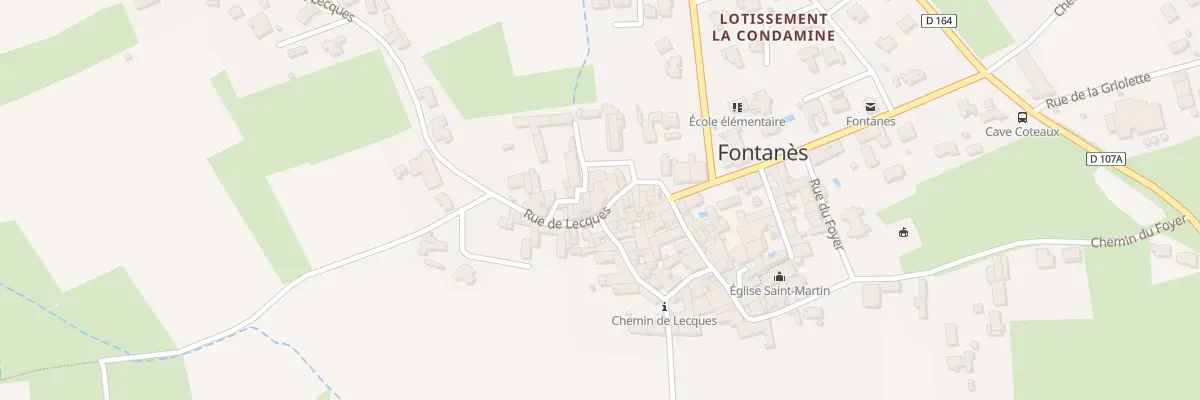 Plan du 5051 Rue de Lecques à Fontanès
