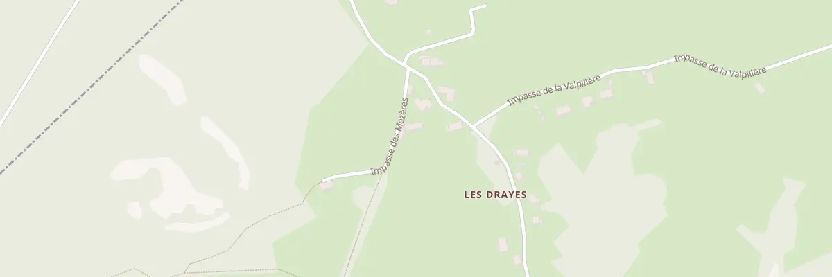 Plan du 5002 Les Drayes à Queyrières