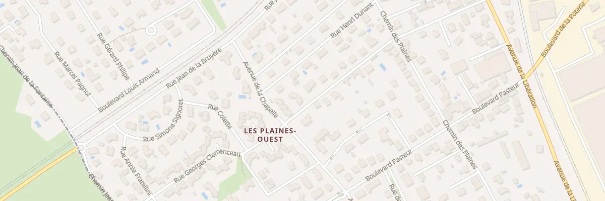 Plan du 26 Rue Georges Clémenceau au Coteau