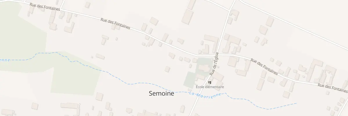 Plan du 15A Rue des Fontaines à Semoine
