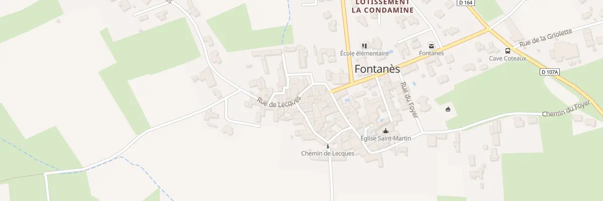 Plan du 5052 Rue de Lecques à Fontanès