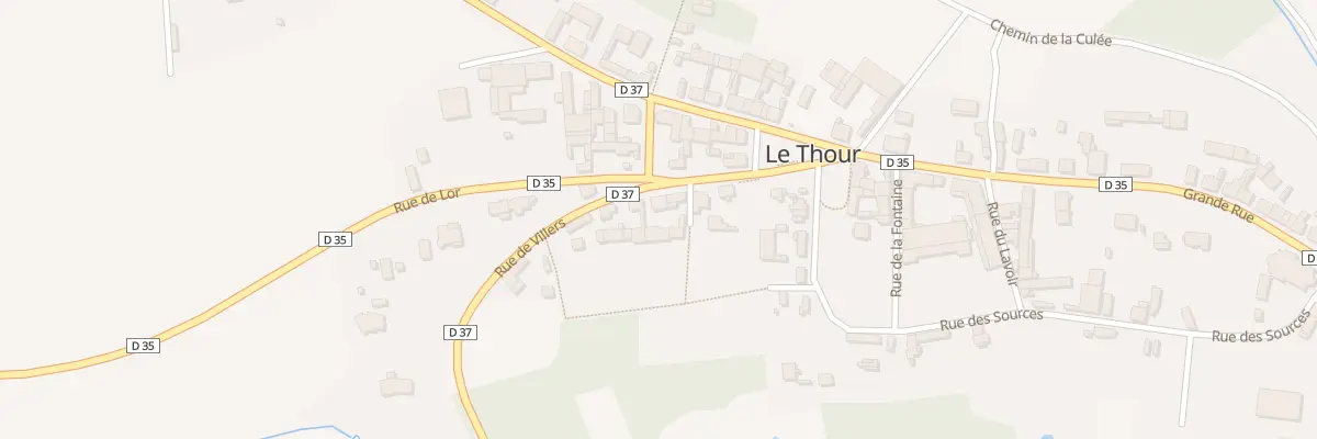 Plan du 5090 Le Thour Haut au Thour