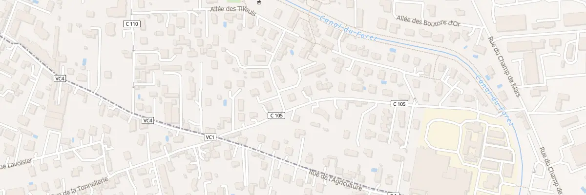 Plan du 26 Rue des Prairies à Savigneux