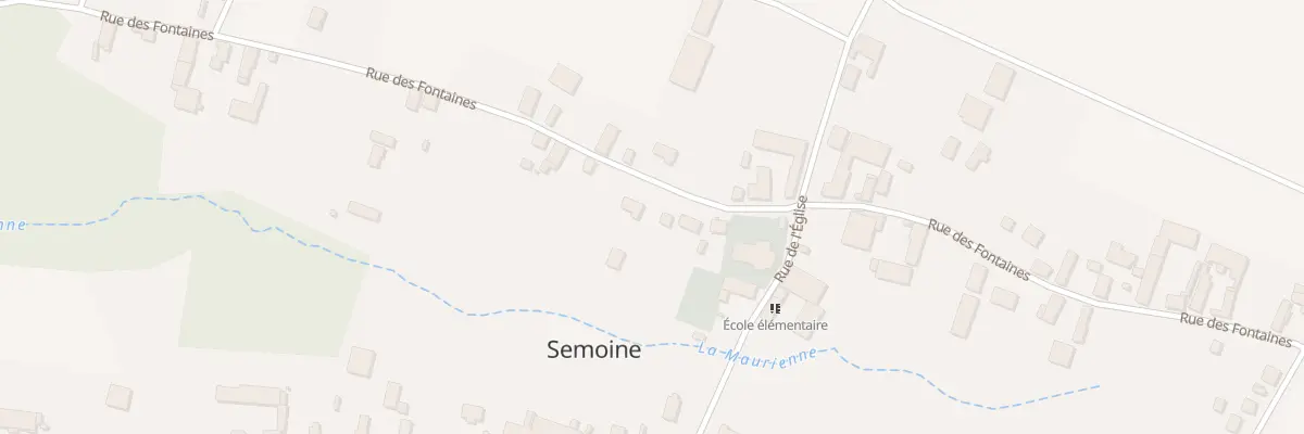 Plan du 13 Rue des Fontaines à Semoine