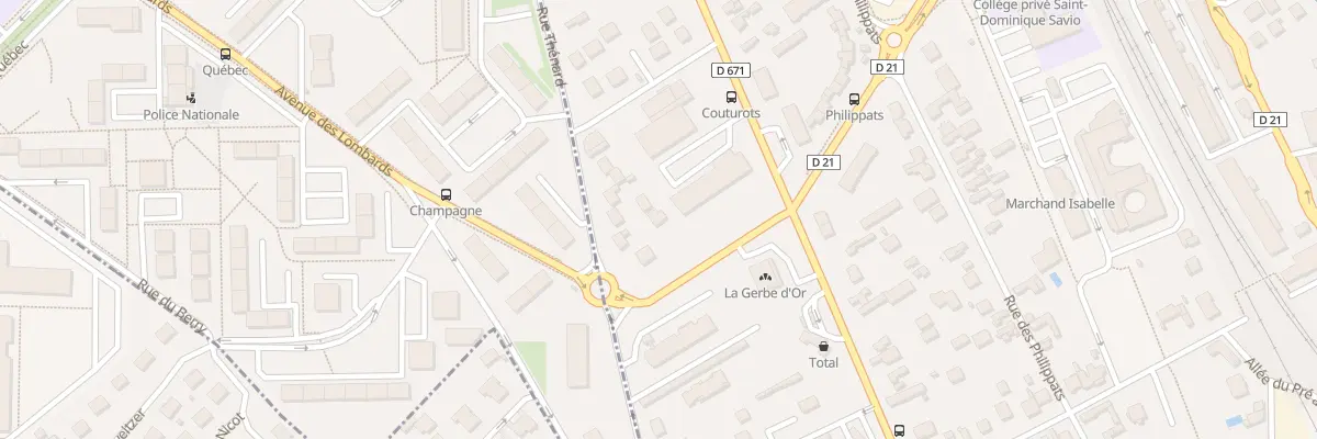 Plan du 75 Rue Thénard à Saint-Julien-les-Villas