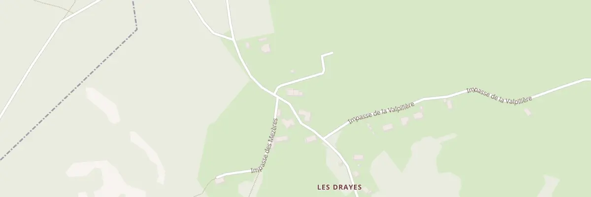 Plan du 5209 Les Drayes à Queyrières