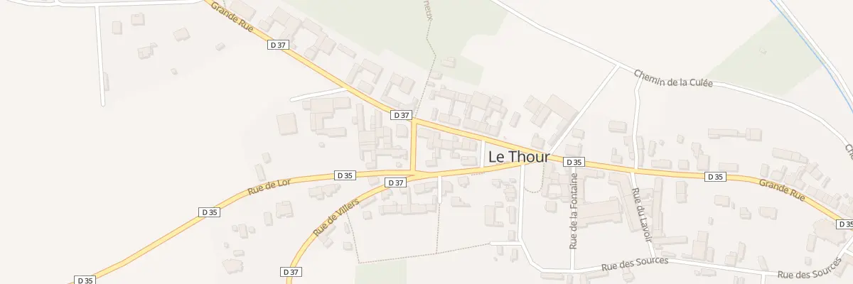 Plan du 5077 Le Thour Haut au Thour