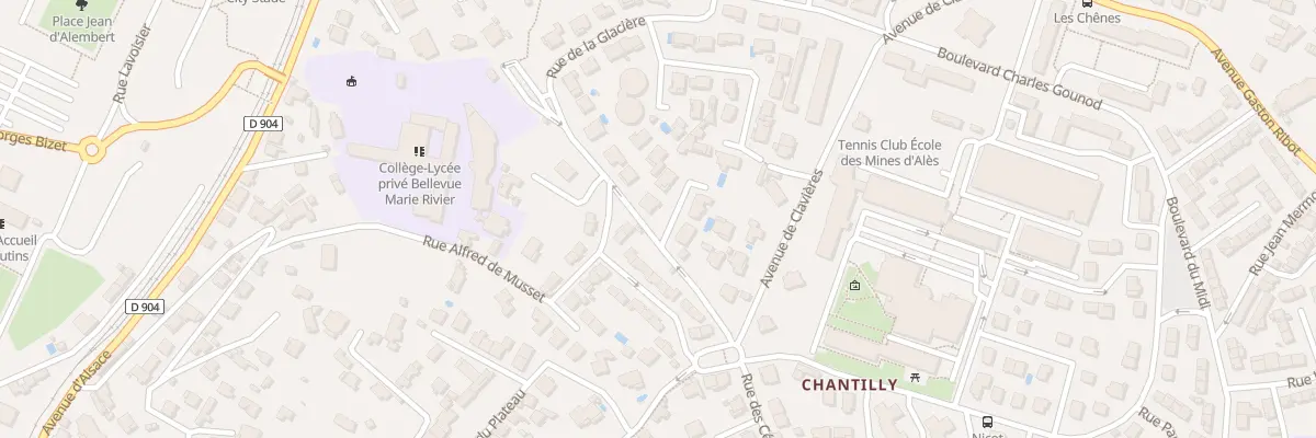 Plan du 8D Rue de la Glacière à Alès