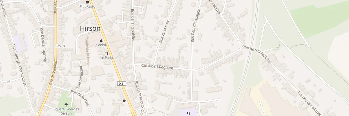 Plan du 29 Rue Albert Reghem à Hirson