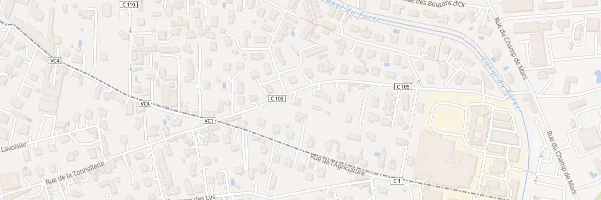 Plan du 21 Rue des Prairies à Savigneux