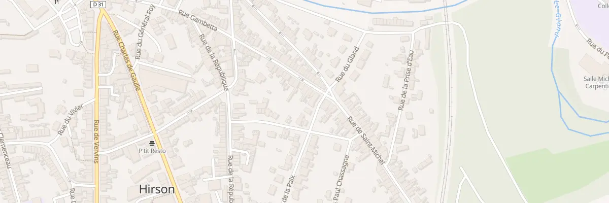 Plan du 68 Rue Gambetta à Hirson