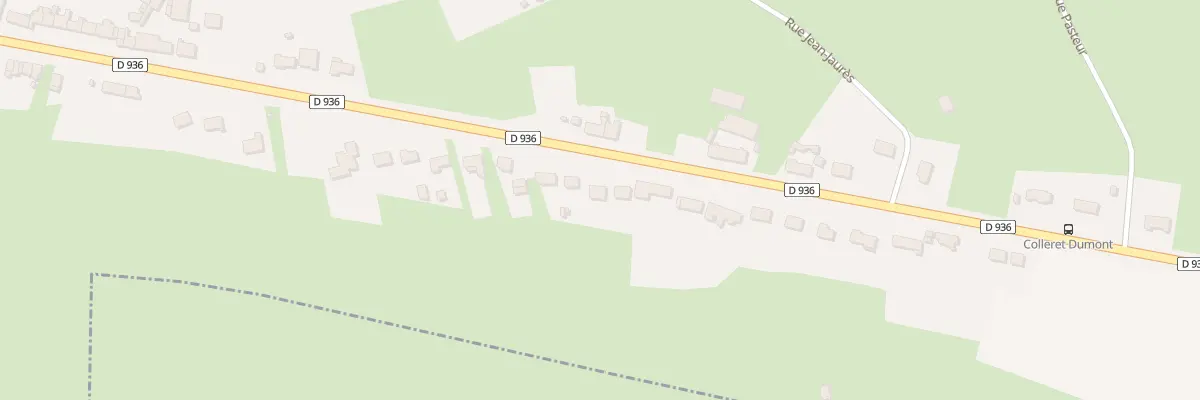 Plan du 66 N Rte Nationale à Colleret