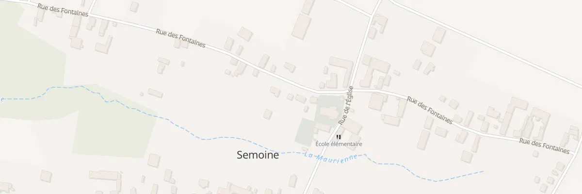 Plan du 11 Rue des Fontaines à Semoine