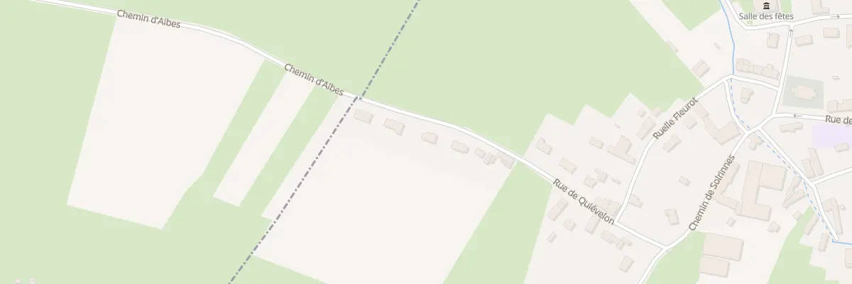 Plan du 29 Rue de Quiévelon à Aibes