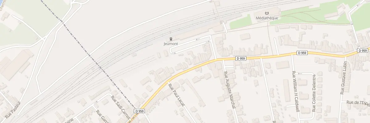 Plan du 505 Rue Léon Blum à Jeumont