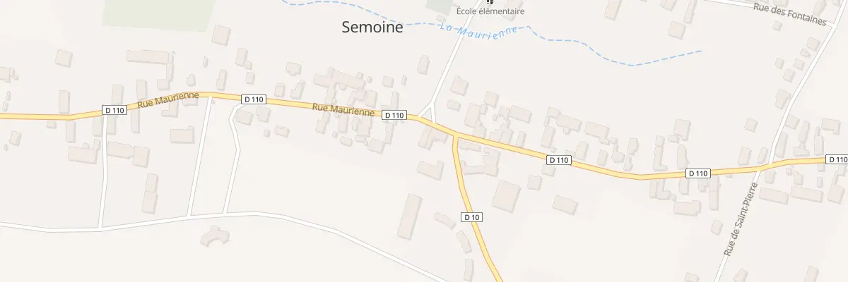 Plan du 52 Le Village de Semoine à Semoine