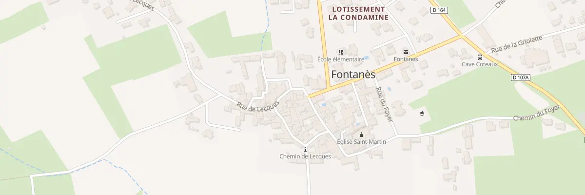 Plan du 5040 Pl du Temple à Fontanès