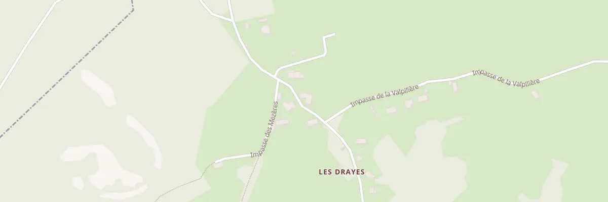 Plan du 5208 Les Drayes à Queyrières